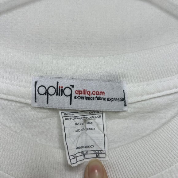 Apliiq Men’s Floral Pocket T Shirt White Size Medium - Picture 4 of 9